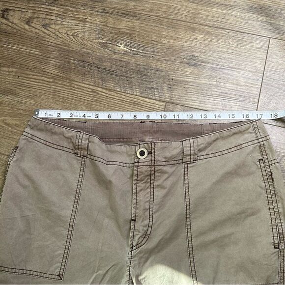 Free People Coffee Brown Cargo‎ Pants in Size 34W x 32L - Picture 4 of 10